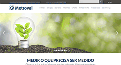Desktop Screenshot of metroval.com.br